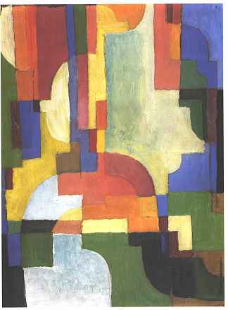 五颜六色的形状 Colourful Shapes (1913)，奥古斯特·麦克