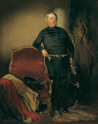 费伦茨·伊姆雷迪的肖像 Portrait of Ferenc Imrédy (1848)，奥古斯特·冯·佩滕科芬