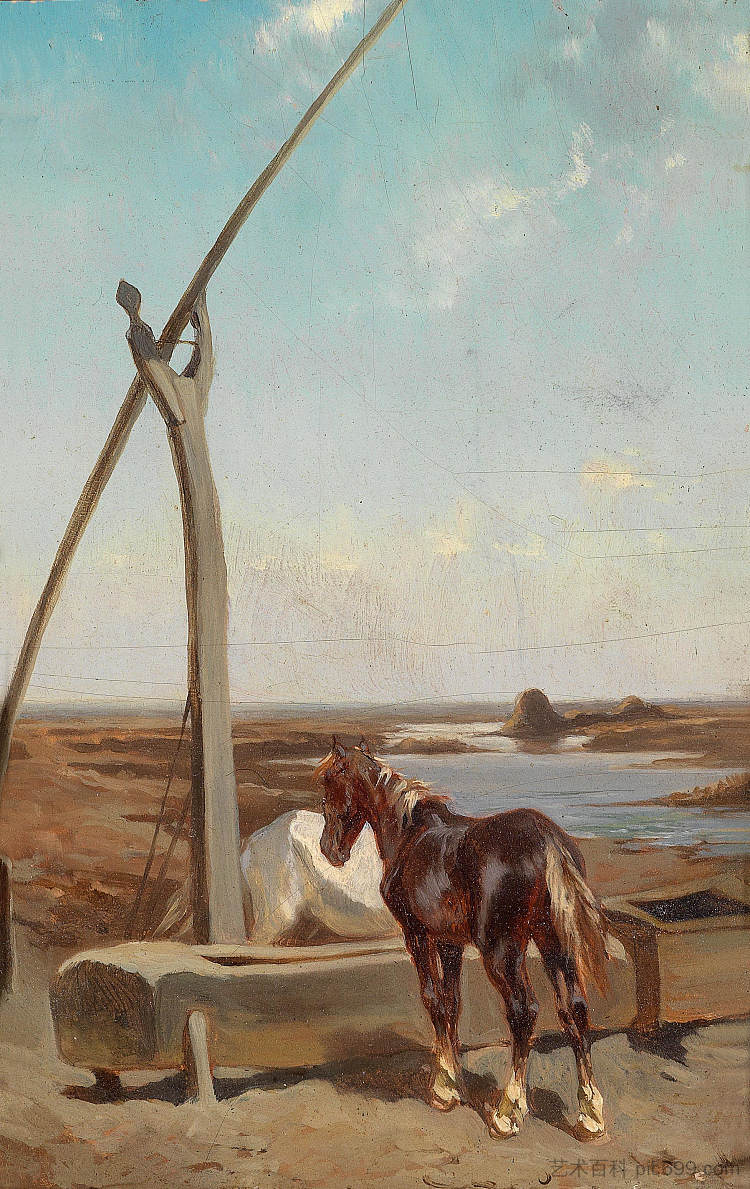 来自普斯塔的图案 Motif from the Puszta，奥古斯特·冯·佩滕科芬