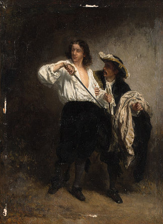 决斗 The Duel (c.1842 – 1858)，奥古斯特·冯·佩滕科芬