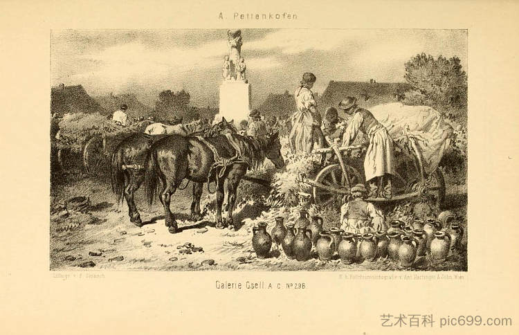 流派场景 Genre scene，奥古斯特·冯·佩滕科芬