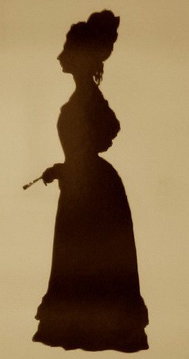 范妮·布朗的剪影 Silhouette of Fanny Brawne (1829)，奥古斯特·爱德华