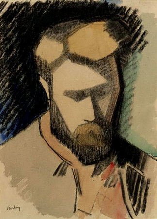 一个男人的肖像 Portrait of a Man，奥古斯特·赫尔宾