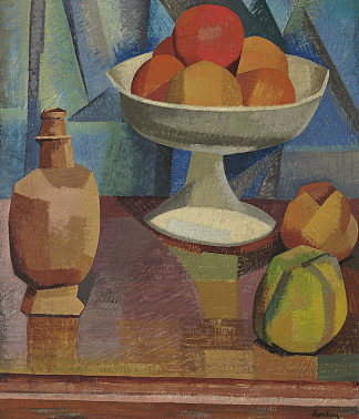 静物与橙子 Still Life with Oranges (1911)，奥古斯特·赫尔宾