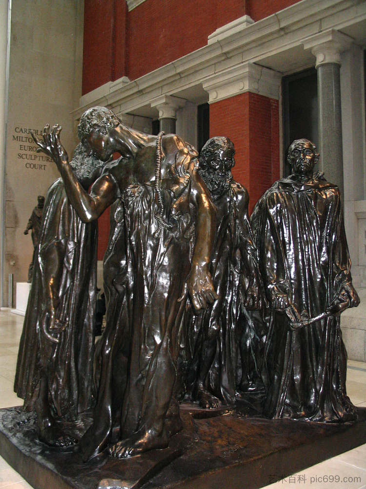 加来市民 The Burghers of Calais (1884 - 1895; France  )，奥古斯特·罗丹