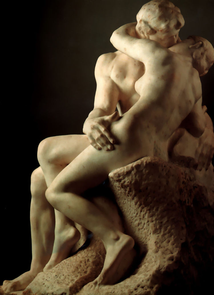 吻 The Kiss (1901 - 1904; France  )，奥古斯特·罗丹