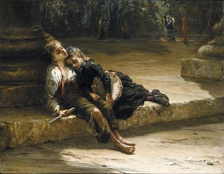 流浪的吟游诗人 Wandering minstrels (1876)，奥古斯都·埃德温·穆雷迪