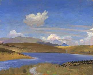特雷韦林湖 Llyn Treweryn (1912)，奥古斯都·约翰