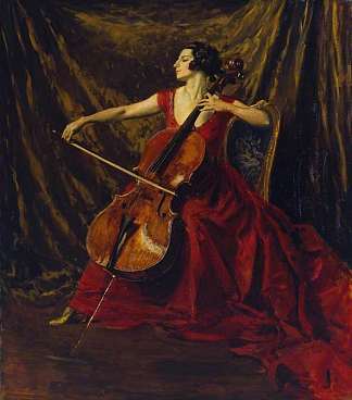 苏吉亚夫人 Madame Suggia (1923)，奥古斯都·约翰