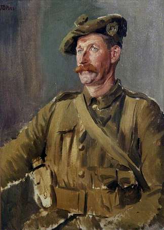 苏格兰-加拿大士兵 Scottish-Canadian Soldier (1940)，奥古斯都·约翰