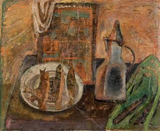 静物与投手 Nature morte au pichet (1949)，奥雷尔科扬