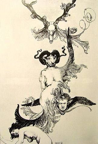 自我从狂喜升天到狂喜 Ascension of the Ego from Ecstasy to Ecstasy (1913)，奥斯汀·奥斯曼·斯帕