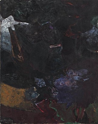 抽象构图 Abstract Composition (1958)，阿维格多·阿里哈