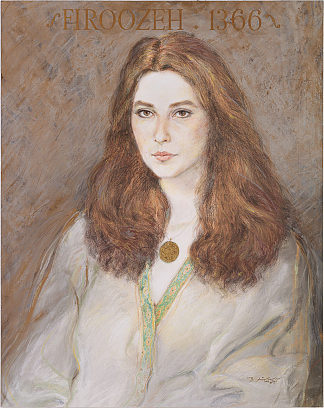 菲鲁泽的肖像 Portrait of Firoozeh (1987)，艾登阿格达什洛