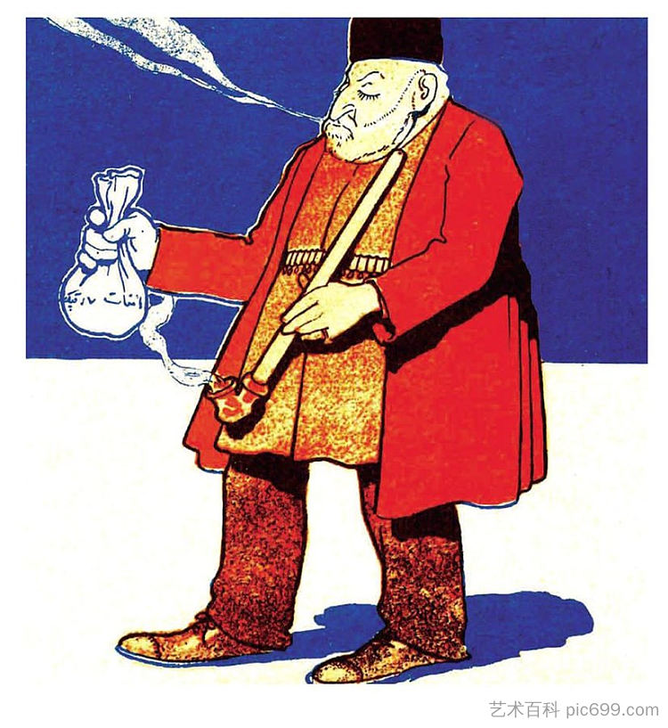 毛拉·纳斯尔丁 Molla Nasreddin (1906)，阿齐姆·阿齐姆扎德