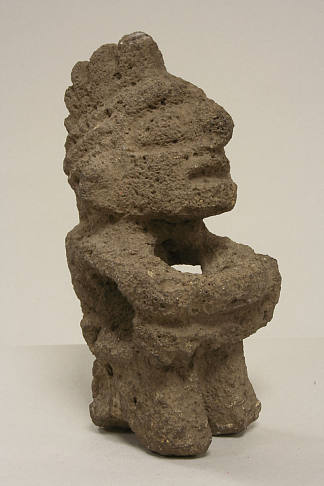 凤头人物（马奎尔索奇特尔） Crested Figure (Macuilxochitl) (1450 – 1521)，阿兹特克艺术