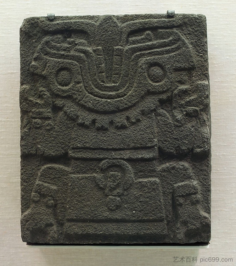 地球怪物（特拉尔特库特利） Earth Monster (Tlaltecuhtli) (c.1450 - c.1521)，阿兹特克艺术