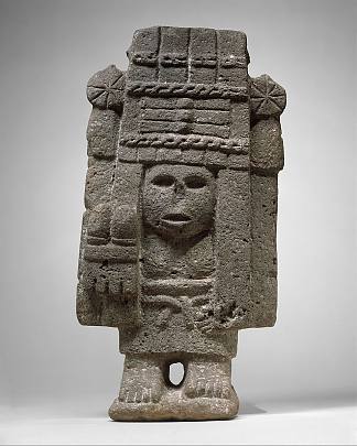 玉米神（Chicomecoatl） Maize Deity (Chicomecoatl) (c.1450 – c.1521)，阿兹特克艺术