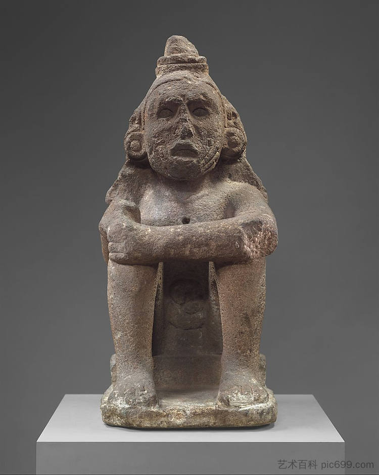 坐着的神（马奎尔科特尔） Seated Deity (Macuilcoatl)，阿兹特克艺术