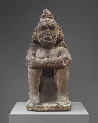 坐着的神（马奎尔科特尔） Seated Deity (Macuilcoatl)，阿兹特克艺术