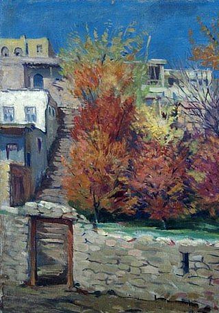 旧埃里温的秋天 Autumn in the old Yerevan (1942; Armenia  )，巴肯·科洛兹扬