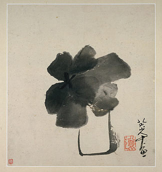 罐子里的花 Flower in Jar (1689)，八达山人