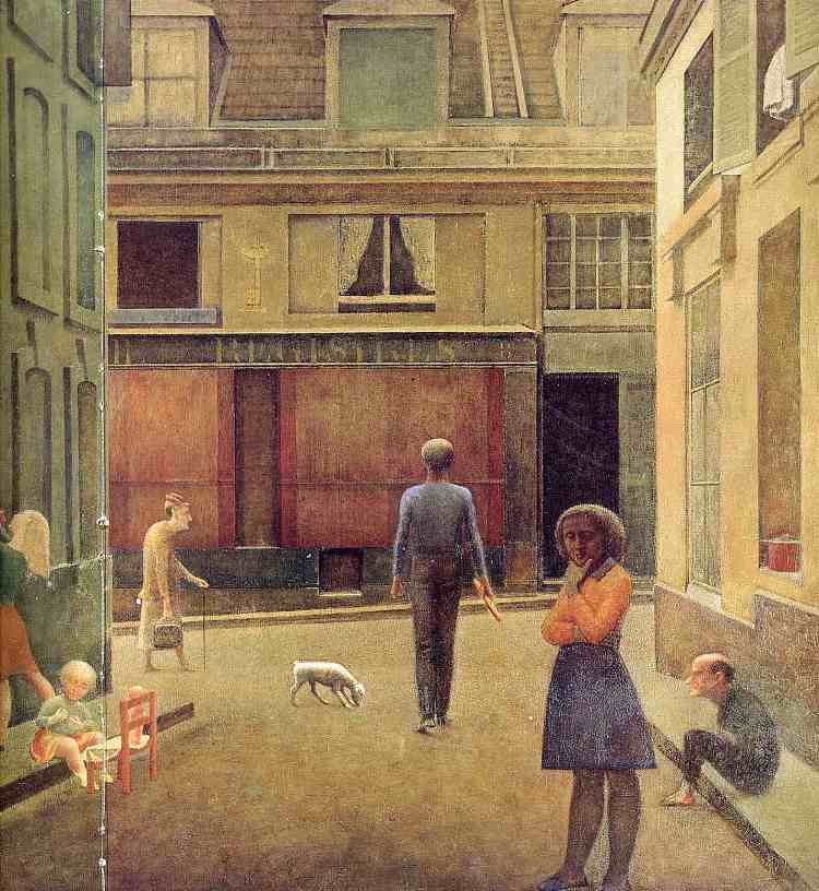 圣安德烈商业的通道 The passage of Commerce Saint-Andre (1954)，巴尔蒂斯