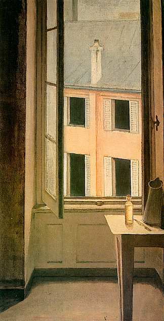 罗汉法院窗口 Window, Cour de Rohan (1951)，巴尔蒂斯