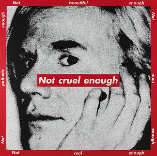 无题（不够残忍） Untitled (Not cruel enough) (1997)，巴巴拉·克鲁格