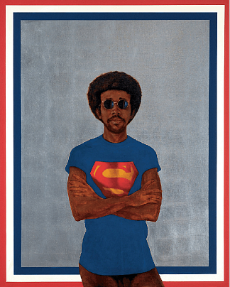 我的超人的图标，（超人从未拯救过任何黑人鲍比·西尔） Icon for My Superman, (Superman Never Saved Any Black People Bobby Seale) (1969)，巴克利·亨德里克斯