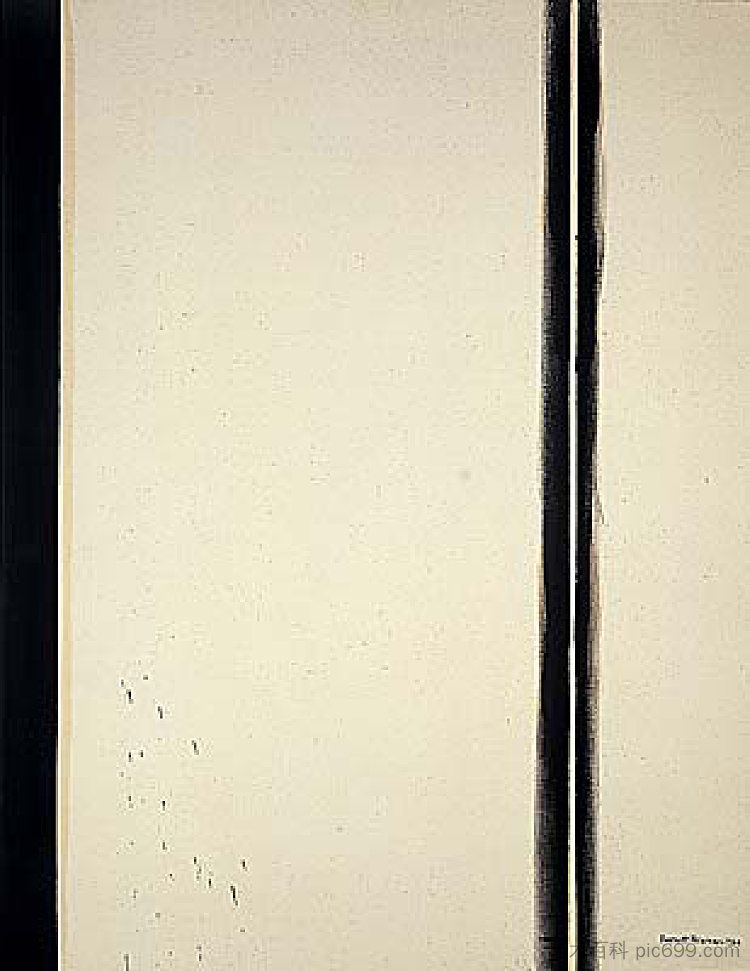 十字架车站 - 第四站 The Station of the Cross - Fourth Station (1960; United States ),巴尼特·纽曼