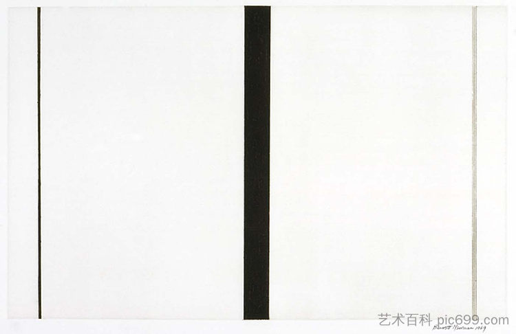无题蚀刻 #1 Untitled Etching #1 (1969; United States  )，巴尼特·纽曼