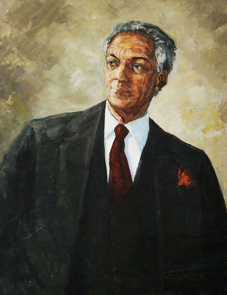 牙买加总理诺曼·华盛顿·曼利爵士 Sir Norman Washington Manley, Prime Minister of Jamaica (1900)，巴林顿·沃森