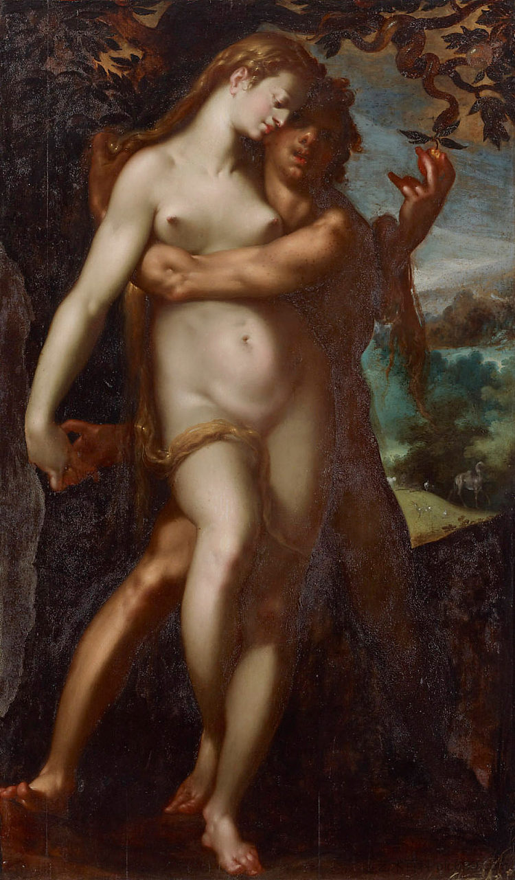 人类的堕落 Fall of Man (c.1595),巴塞洛缪斯·斯普兰格
