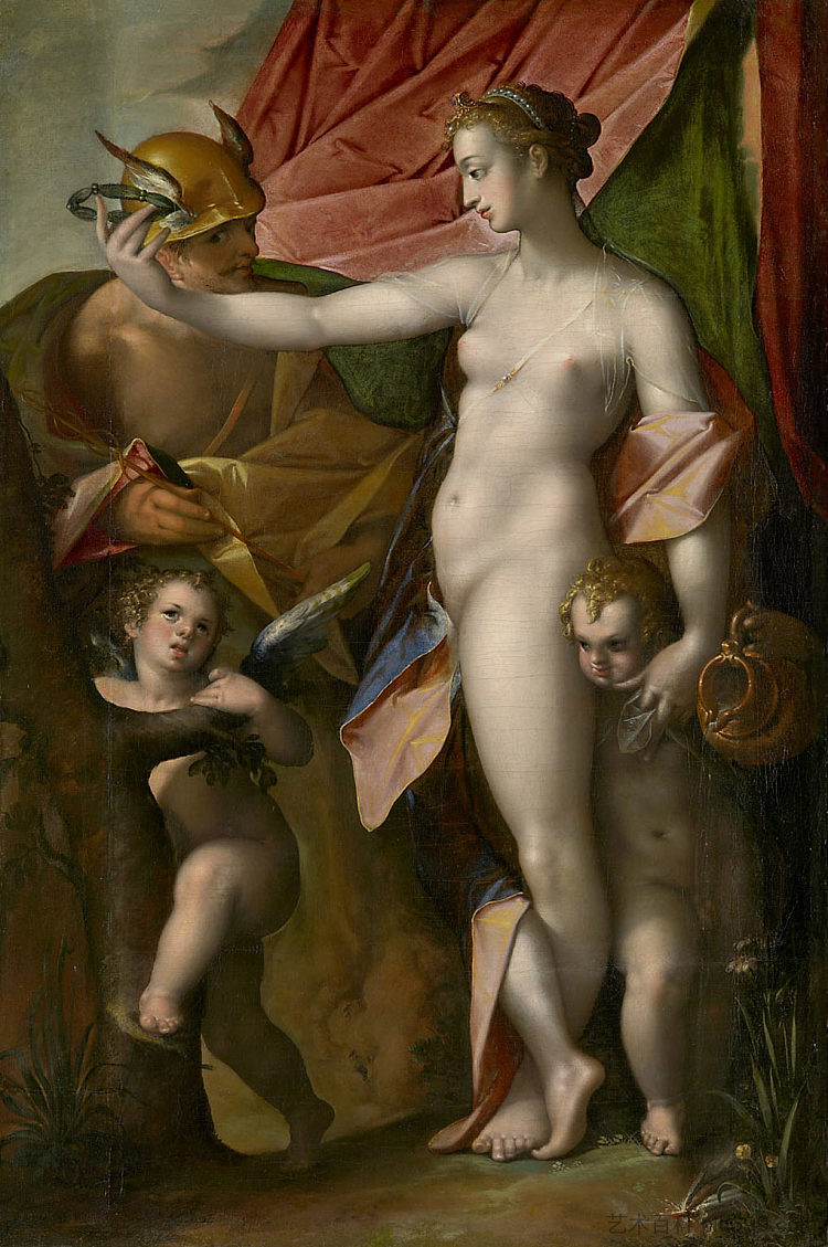 金星和水星 Venus and Mercury (1585),巴塞洛缪斯·斯普兰格