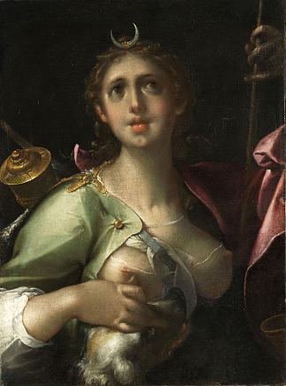戴安娜 – 卢娜 Diana – Luna (1611)，巴塞洛缪斯·斯普兰格