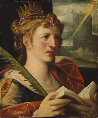 圣芭芭拉 Saint Barbara (1611)，巴塞洛缪斯·斯普兰格