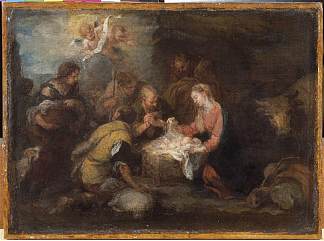 牧羊人的崇拜 Adoration of the Shepherds，巴托洛梅·埃斯特万·穆立罗