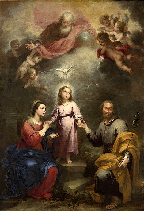 三位一体 The Two Trinities (1675 - 1682),巴托洛梅·埃斯特万·穆立罗