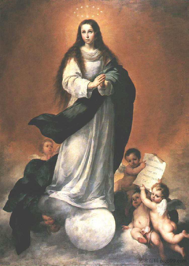 圣母无原罪 The Immaculate Conception (1670),巴托洛梅·埃斯特万·穆立罗