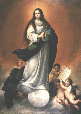 圣母无原罪 The Immaculate Conception (1670)，巴托洛梅·埃斯特万·穆立罗