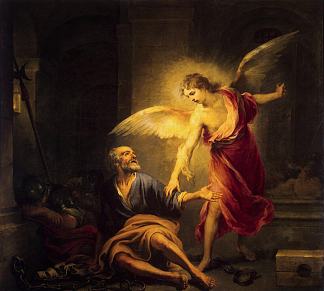 解放圣彼得 Liberation of St. Peter (1665 – 1667; Spain                     )，巴托洛梅·埃斯特万·穆立罗