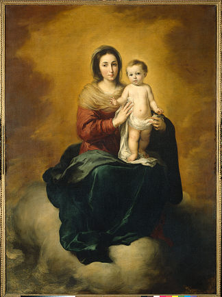 云中的麦当娜 Madonna in the Clouds (1655 – 1660)，巴托洛梅·埃斯特万·穆立罗