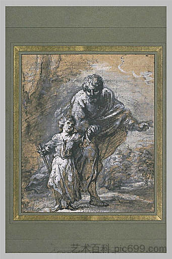 圣约瑟夫长廊和婴儿耶稣 Promenade St. Joseph and The Infant Jesus,巴托洛梅·埃斯特万·穆立罗
