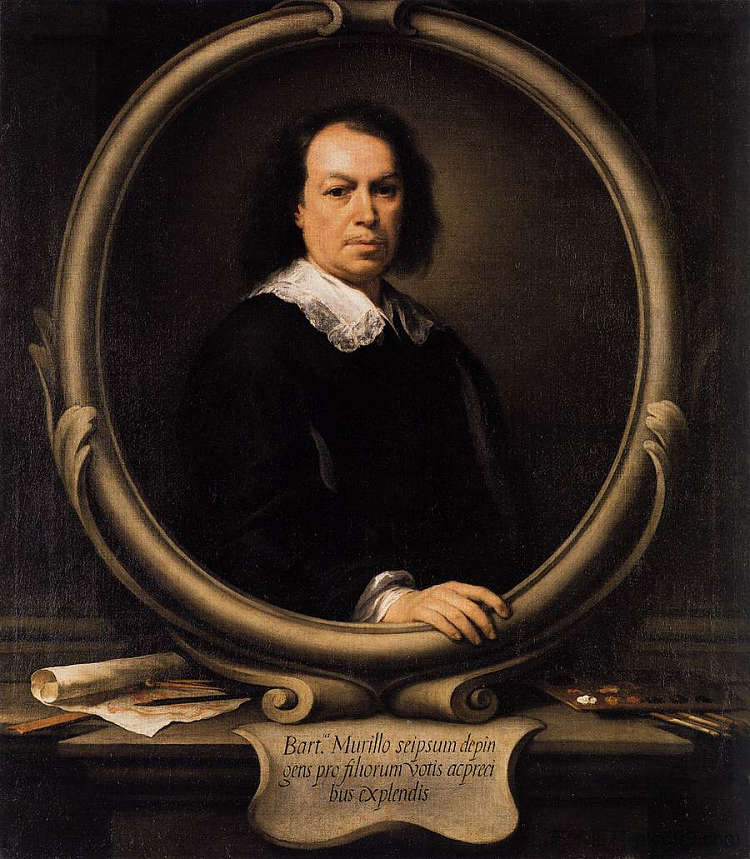 自画像 Self portrait (c.1670 - 1673),巴托洛梅·埃斯特万·穆立罗