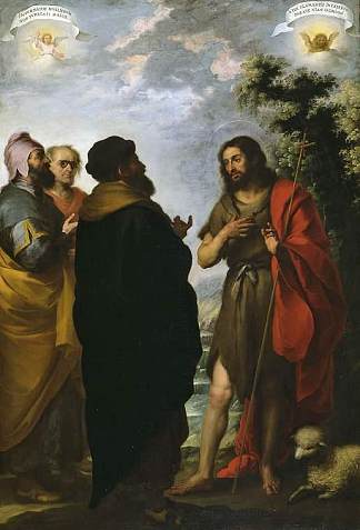 施洗者圣约翰与文士和法利赛人 St. John the Baptist with the Scribes and Pharisees (c.1665)，巴托洛梅·埃斯特万·穆立罗