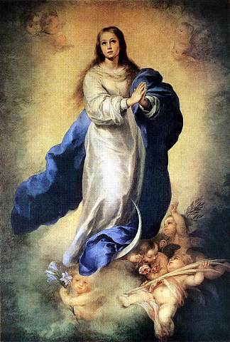 圣母无原罪 The Immaculate Conception (1660 – 1665)，巴托洛梅·埃斯特万·穆立罗