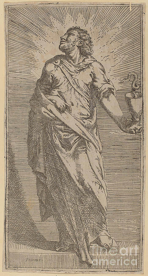 福音传教士圣约翰 Saint John the Evangelist (c.1560 - c.1565)，巴尔托洛梅奥·帕塞罗蒂