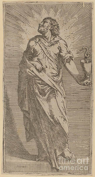 福音传教士圣约翰 Saint John the Evangelist (c.1560 – c.1565)，巴尔托洛梅奥·帕塞罗蒂