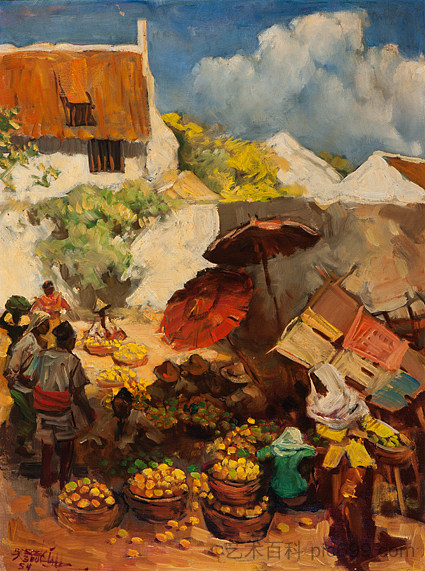 水果市场 The Fruit Market，巴苏基阿卜杜拉